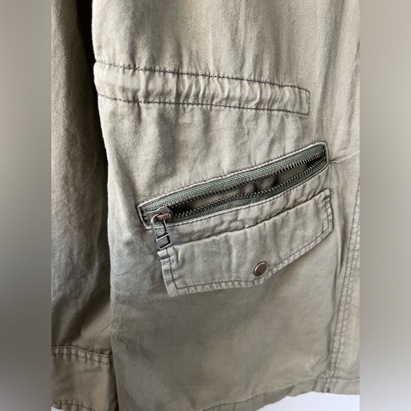 Lily Aldridge For Velvet Ruby Light-Weight Army Jacket - Cotton - Medium - Picture 6 of 16